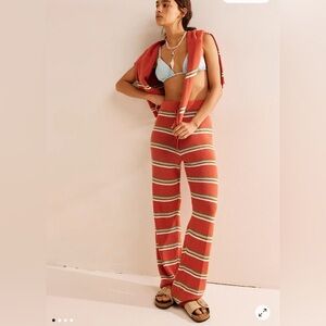 Free People Mariner Sweater Set — Red Pear Combo color